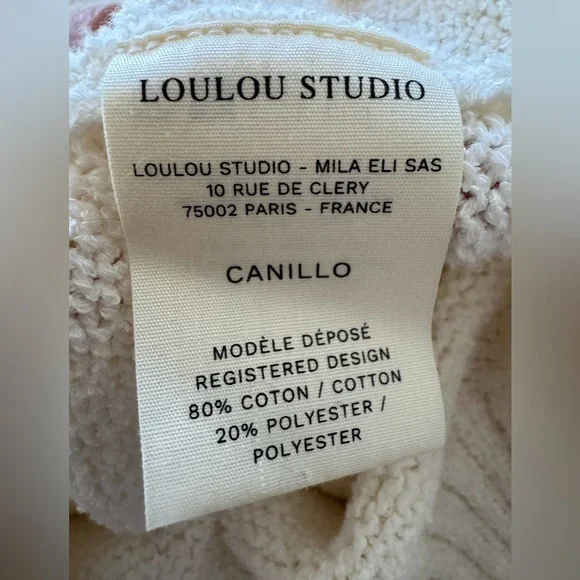Loulou Studio Canillo ecru Crew-Neck Jumper XS